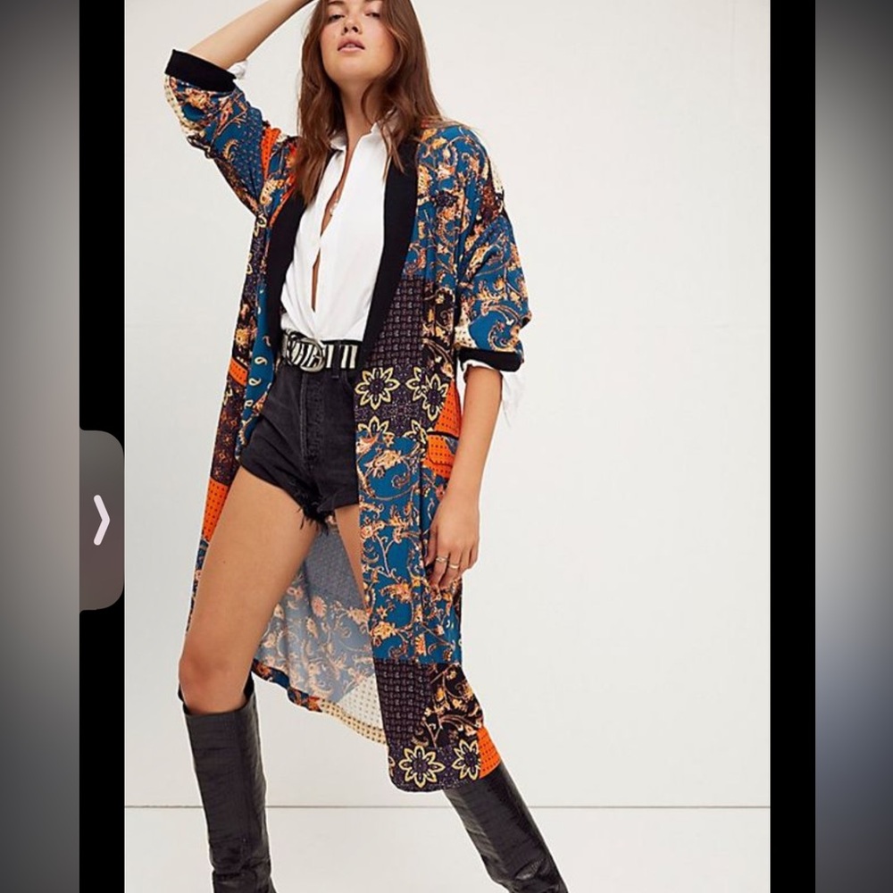 Free People Patchwork Duster - image 1